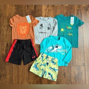 Under Armour | Puma | Cat & Jack 2T Boys Summer Bundle